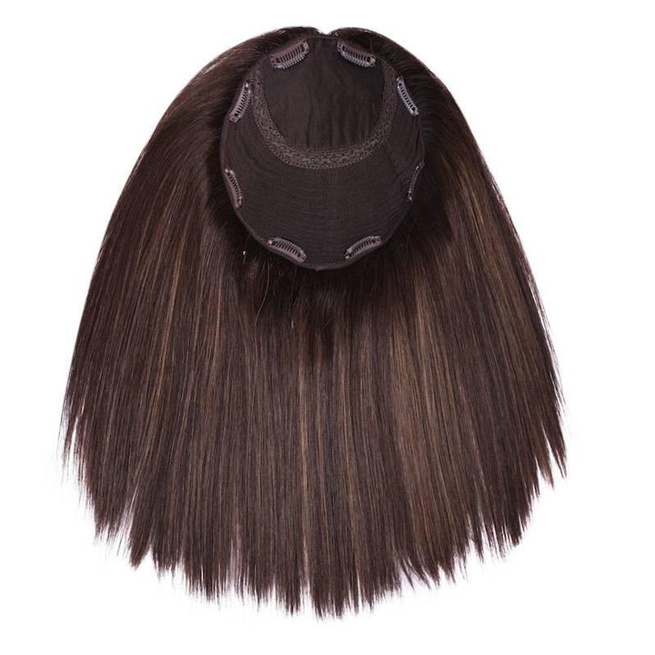 #22/10T8 Color Silk Top Virgin Human Hair Topper - ULOFEY