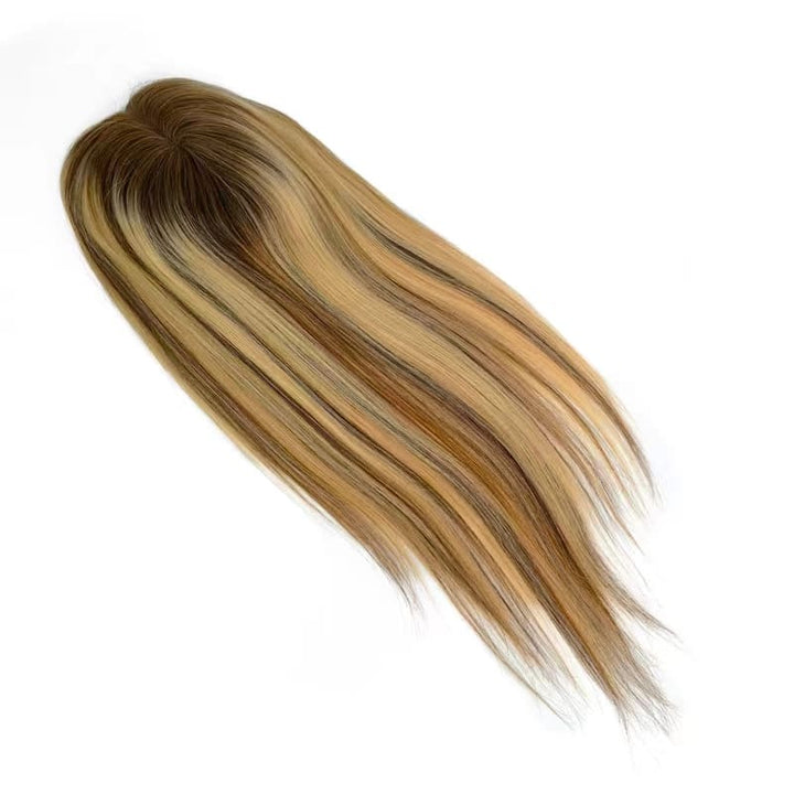 Straight 4"*6" Mono Clip In Virgin Human Hair Topper - ULOFEY