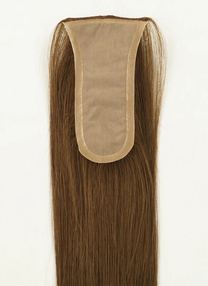 5.5" x 2.75" Silk Top Base Straight  Virgin Human Hair Topper - ULOFEY