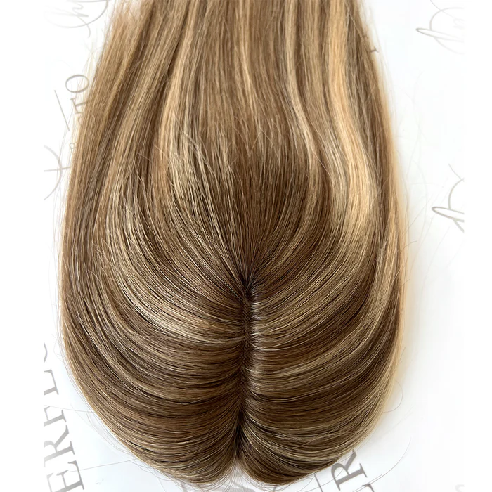 Full Mono 5"*3" Mini Clip In Virgin Human Hair Topper - ULOFEY