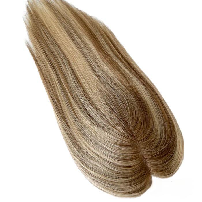 Full Mono 5"*3" Mini Clip In Virgin Human Hair Topper - ULOFEY