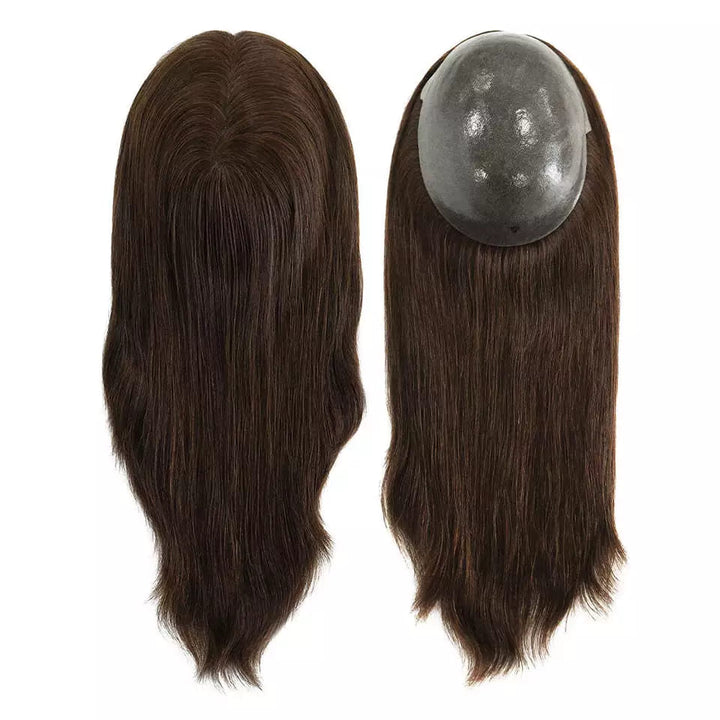 7"*9" Transparent PU Virgin Human Hair Topper - ULOFEY