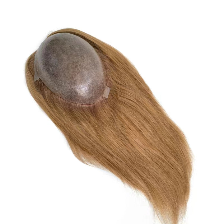 7"*9" Transparent PU Virgin Human Hair Topper - ULOFEY