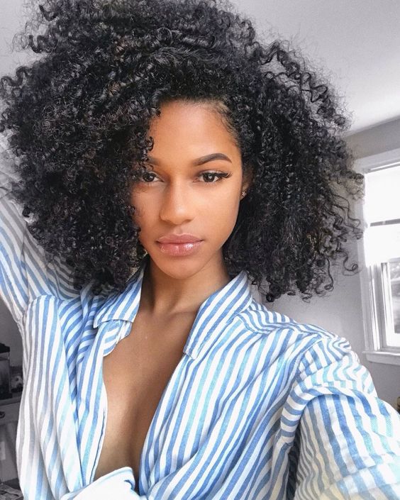 14-24inch Natural Color Afro Kinky Curly Full Lace Virgin Human Hair Wigs - ULOFEY