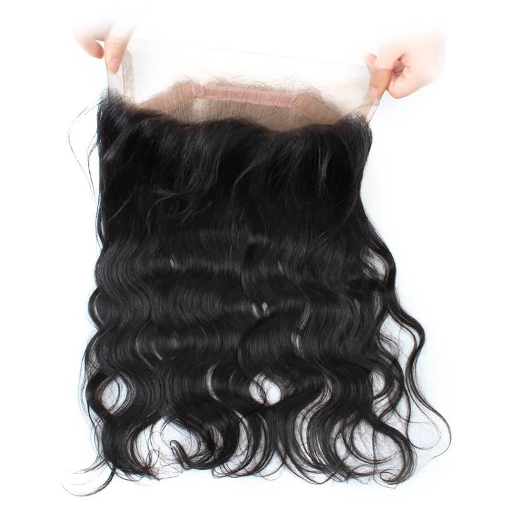 Black Body Wave Transparent | HD Lace Human Hair 360 Frontal Closure