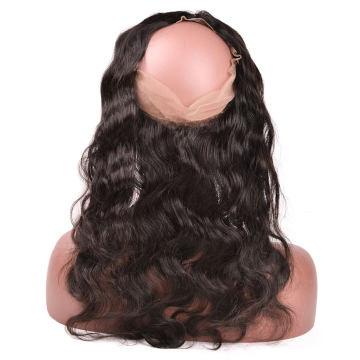 Black Body Wave Transparent | HD Lace Human Hair 360 Frontal Closure