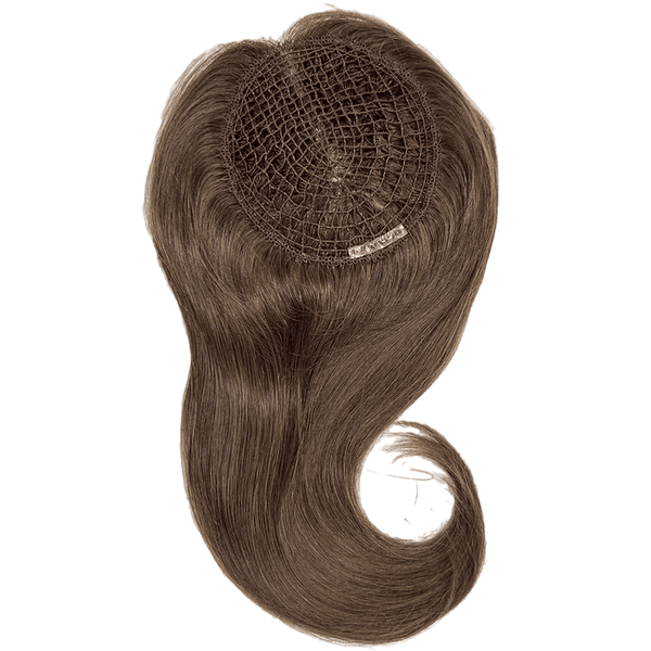 Cafe Brown Color Microline Virgin Human Hair Topper - ULOFEY