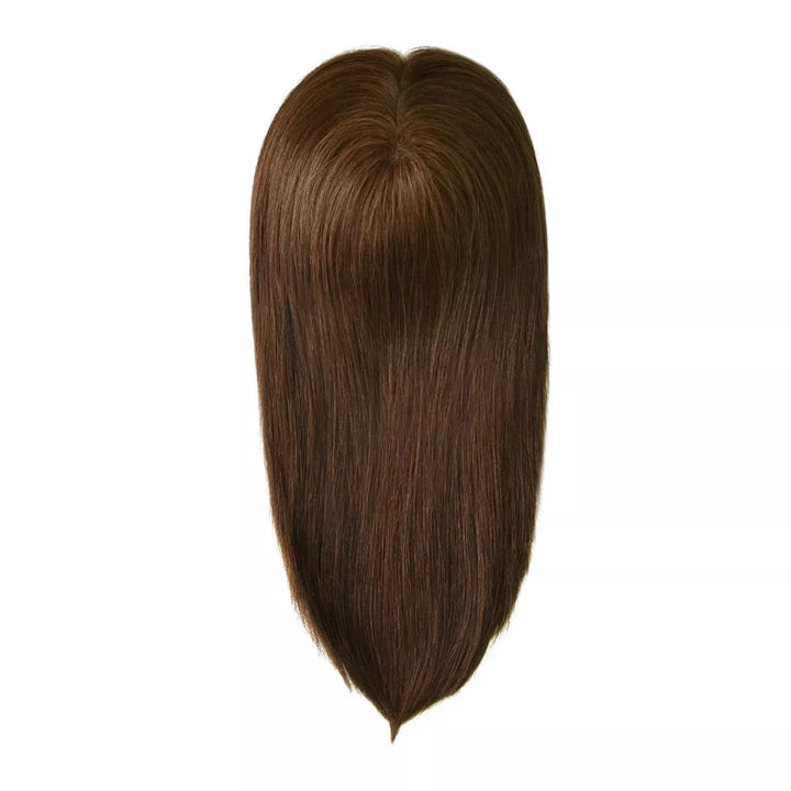 Coffee Brown 6.5x6" Women's Mono Virgin Human Hair Topper - ULOFEY