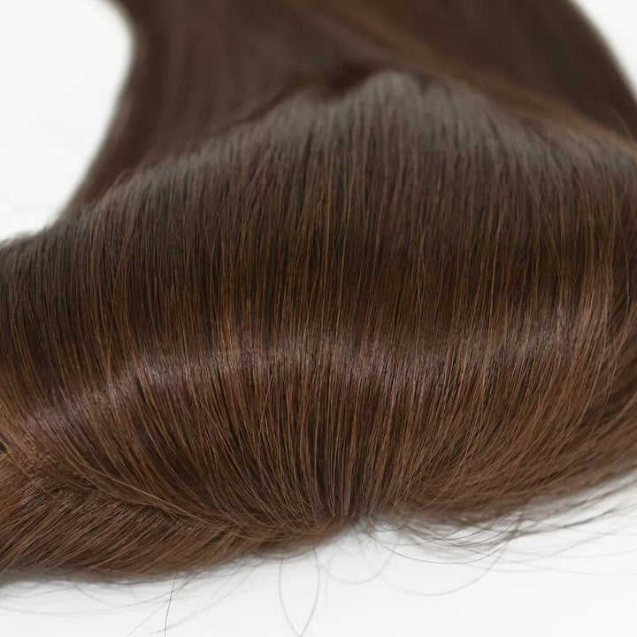 Coffee Brown 6.5x6" Women's Mono Virgin Human Hair Topper - ULOFEY