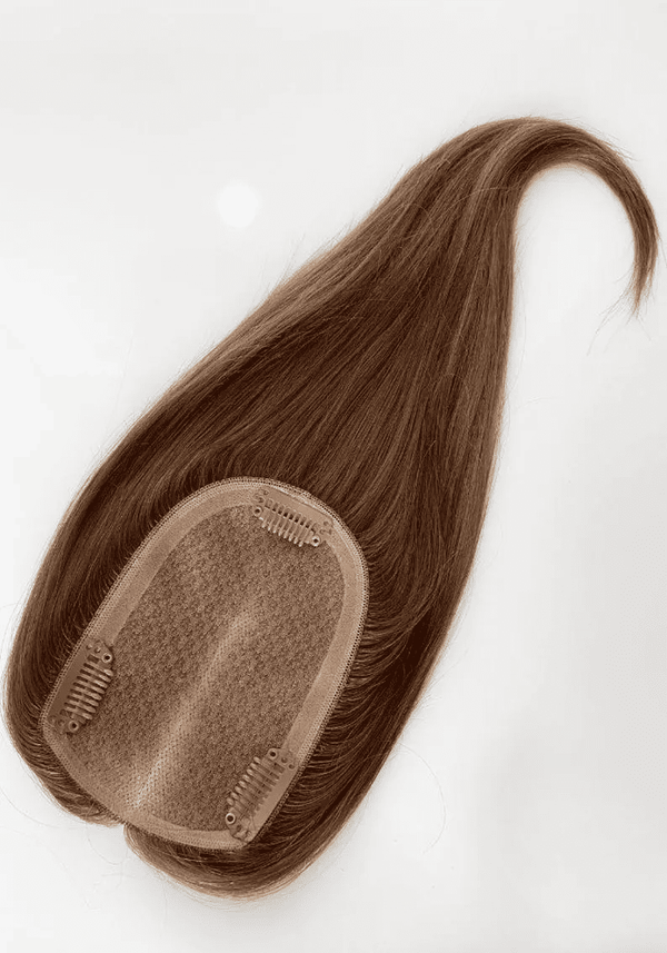 12-20inch Diamond Net Lace Clip In Human Hair Topper | U455 - Ulofey Wigs