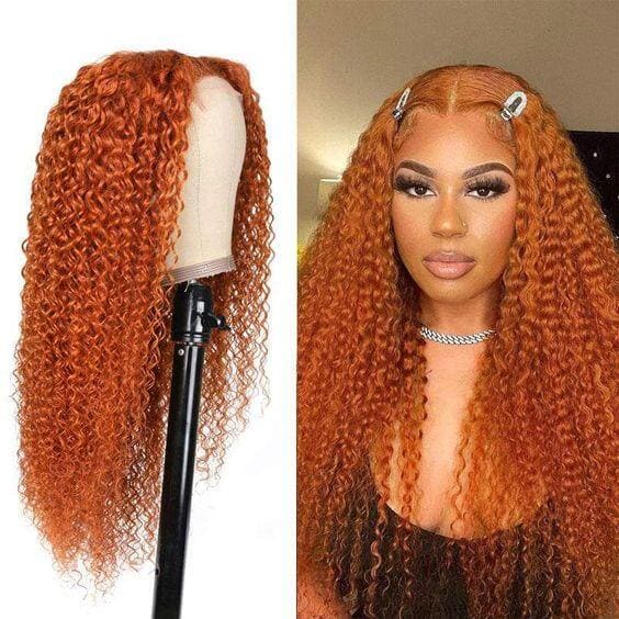 Ginger Put On And Go Glueless Water Wave 5x5 Closure Human Hair Wig - ULOFEY