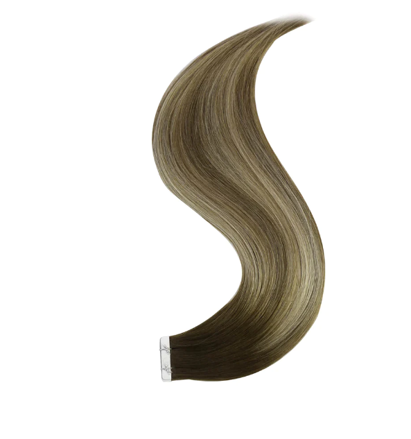 14-24inch Natural Straight Tape-In Virgin Human Hair Extensions