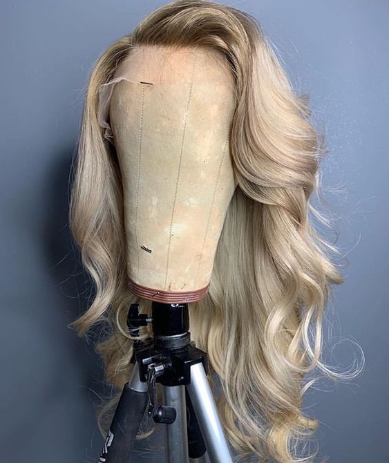 Platinum Blonde Brazilian Human Hair Wig