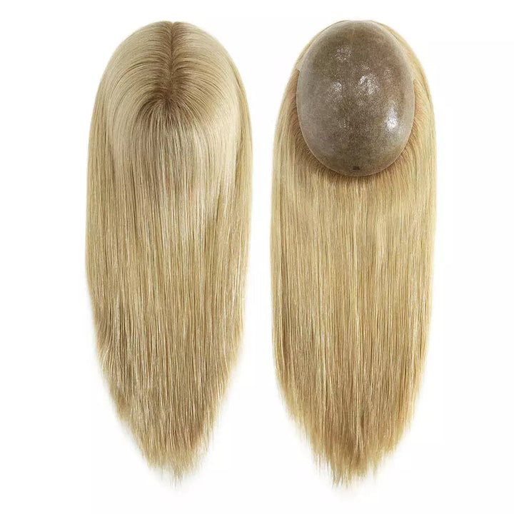 Premium Virgin Human Hair Toupee with PU Base - ULOFEY