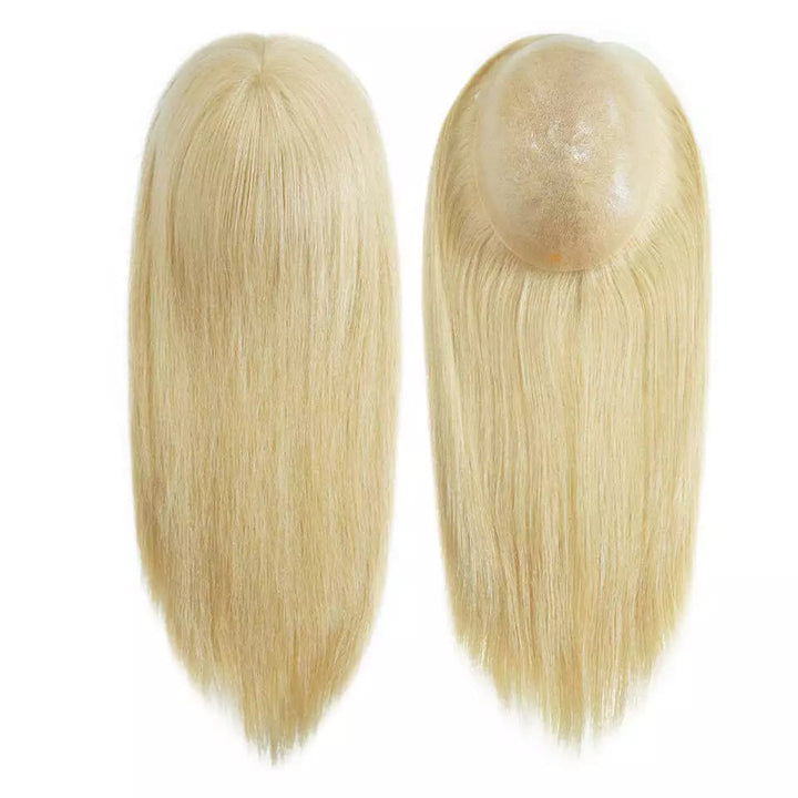 Premium Virgin Human Hair Toupee with PU Base - ULOFEY