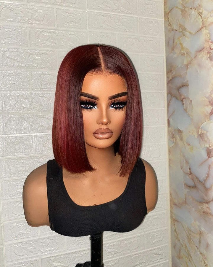 Bob Swiss Lace 13*4 Front Lace Human Hair Wigs