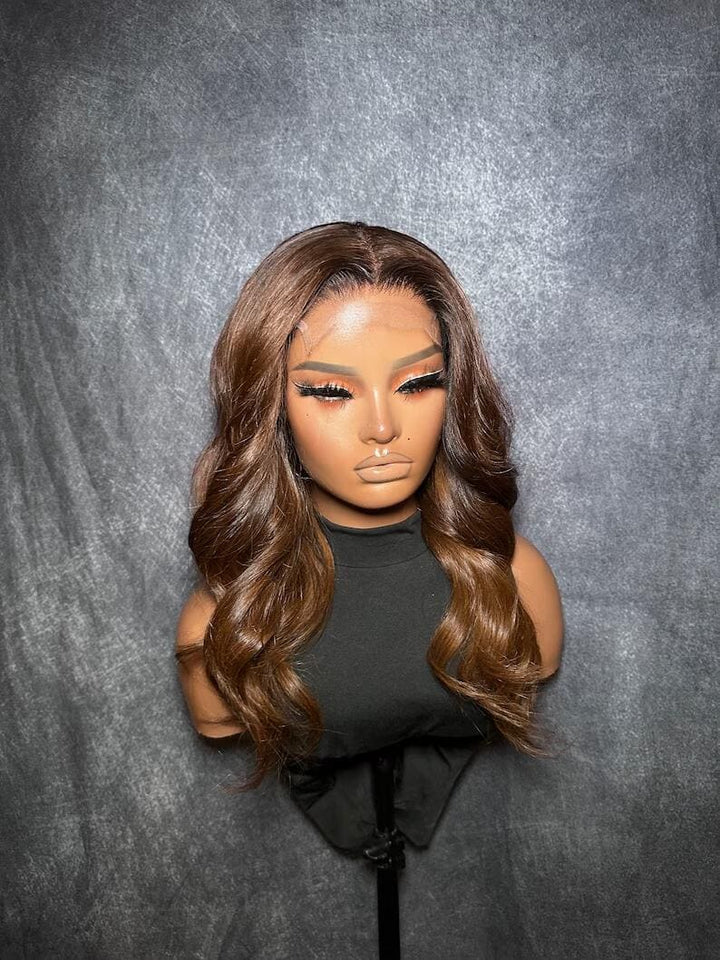 Honey Brown Lace Front Wig