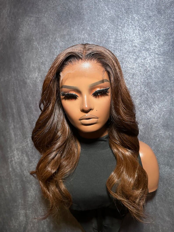 Honey Brown Lace Front Wig
