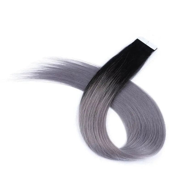 20” Virgin Human Hair Light Ombre Colour Bone Straight Tape Hair extension - ULOFEY