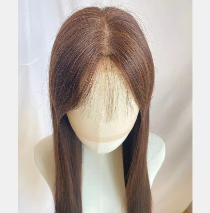 4*4 Silk Top Transparent Invisible Full Lace Human Hair Wig - ULOFEY