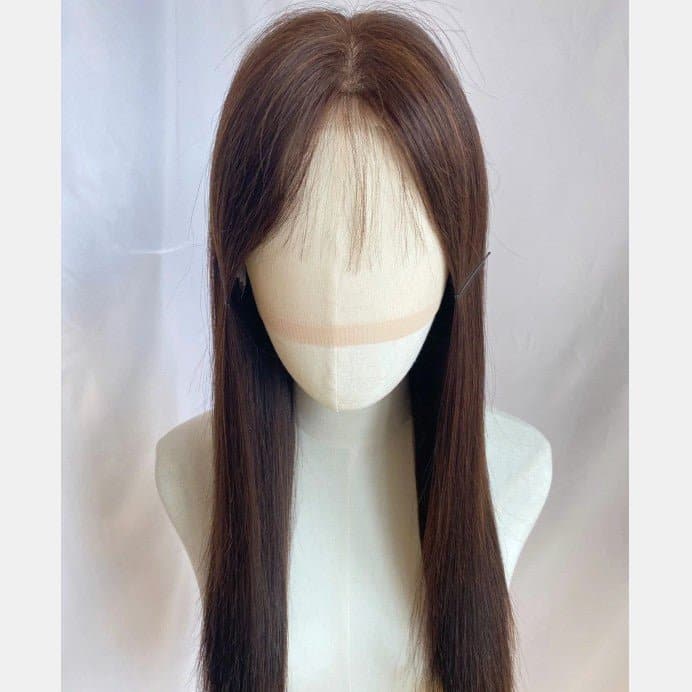 4*4 Silk Top Transparent Invisible Full Lace Human Hair Wig - ULOFEY