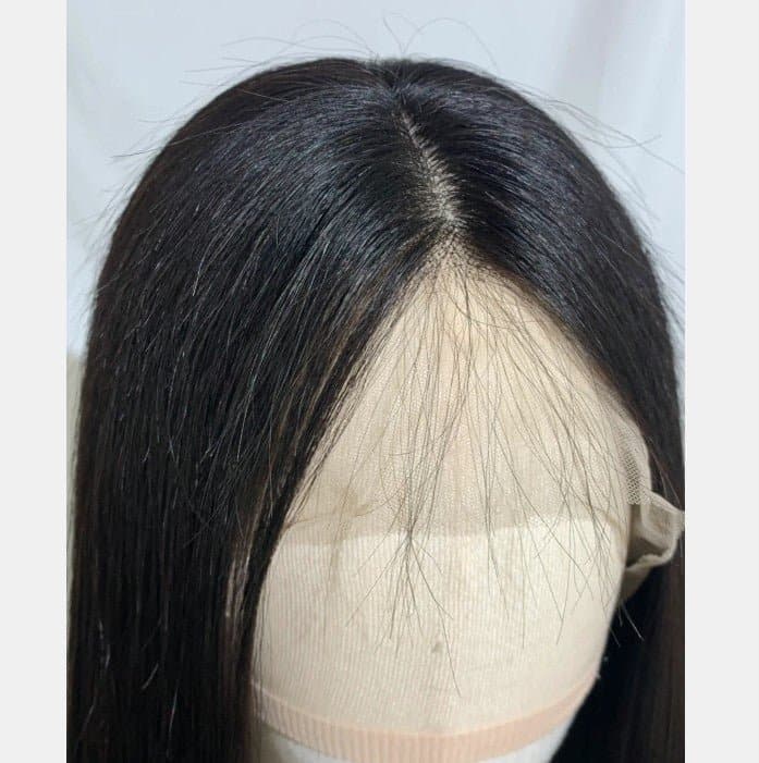 4*4 Silk Top Transparent Invisible Full Lace Human Hair Wig - ULOFEY