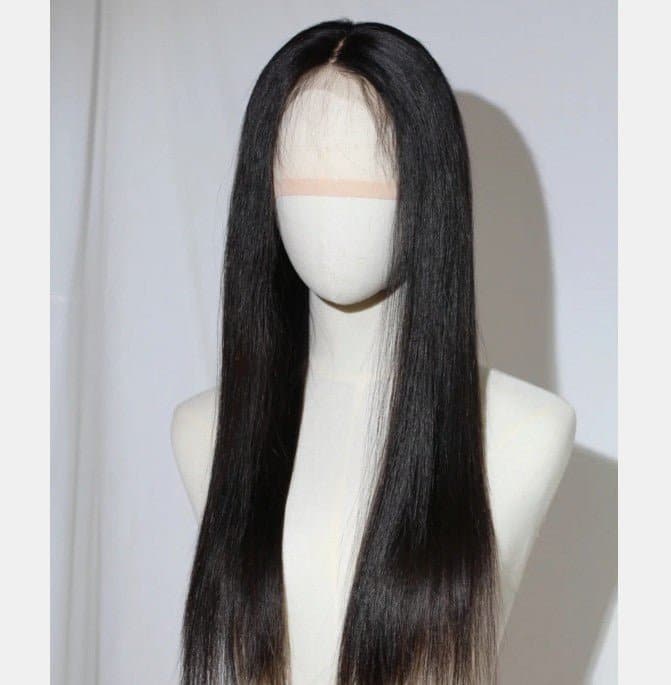 4*4 Silk Top Transparent Invisible Full Lace Human Hair Wig - ULOFEY