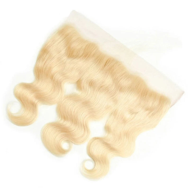 13x4 Lace Frontal 613 Blonde Remy Human Hair Body Wave Frontal Swiss Lace 13*4 Ear to Ear Lace Frontal Closure - ULOFEY 