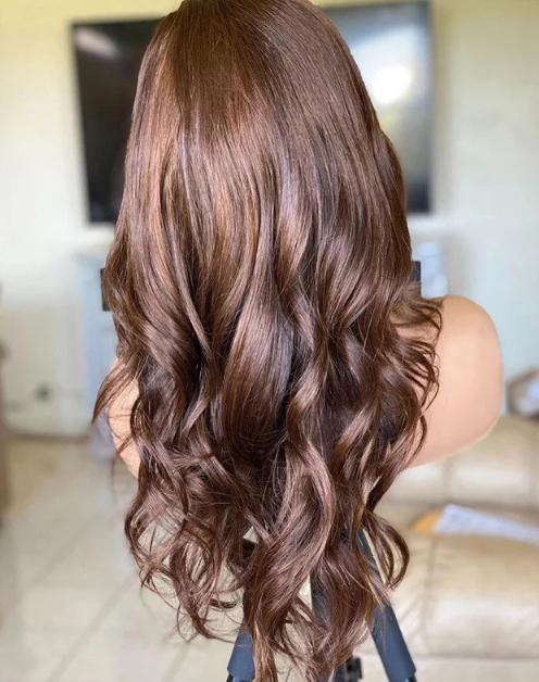 Brown #4 Hd Lace Frontal Human Hair Wig Remy Brazilian Body Wave Wigs - ULOFEY 