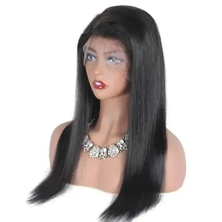 HD Lace Front Wig 150% Density Straight Silk Base Lace Front Human Hair Wigs - ULOFEY