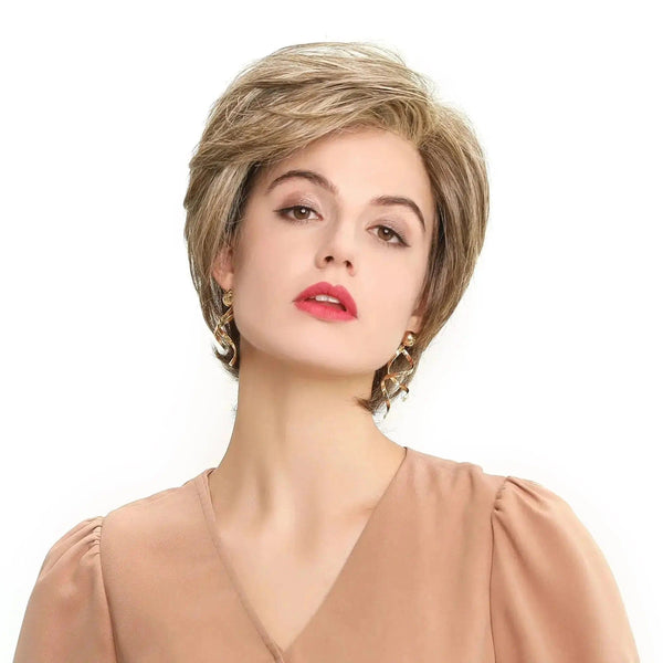 Heat Resistant Fiber the monofilament part Synthetic Lace Front Wigs - ULOFEY