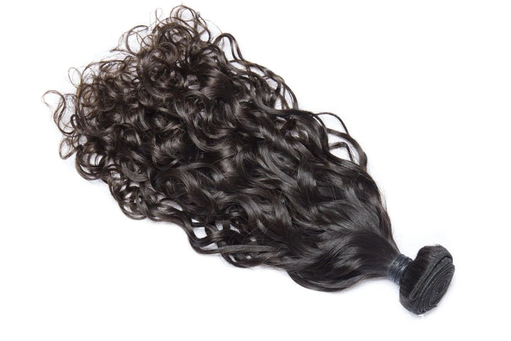 Ulofey Hair 9A Black Water Wave Bundles Remy Human Hair Extensions - ULOFEY