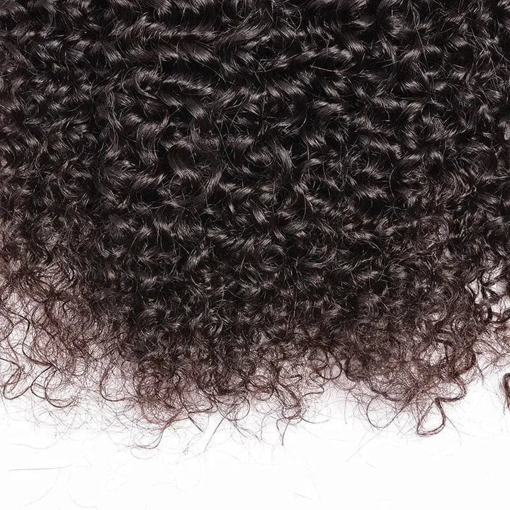 Ulofey Hair Black Kinky Curly Bundles Remy Human Hair Extensions - ULOFEY